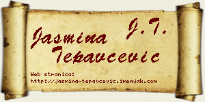 Jasmina Tepavčević vizit kartica